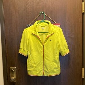 Nike dry fit top yellow